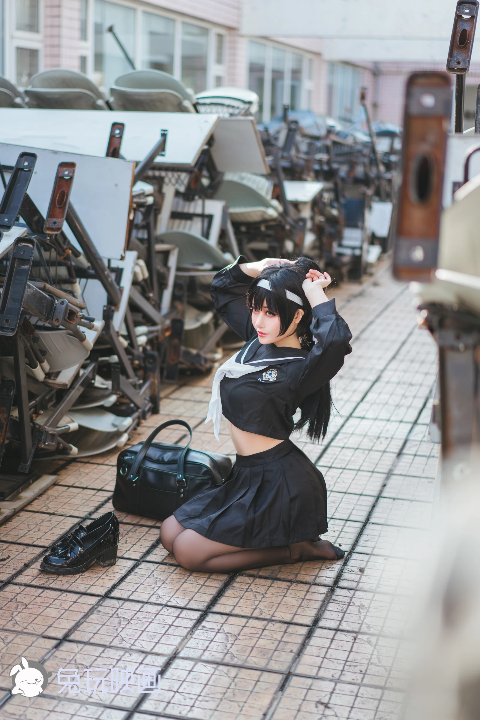 兔玩映画---JK制服-Vol.001-高雄爱宕-[49P-0.98GB]-37